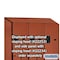 Salsbury Industries Wardrobe Locker, 45" W, 18" D, 76" H, (3) Wide, (6) Openings, Cherry 27368CHE - alternate 7